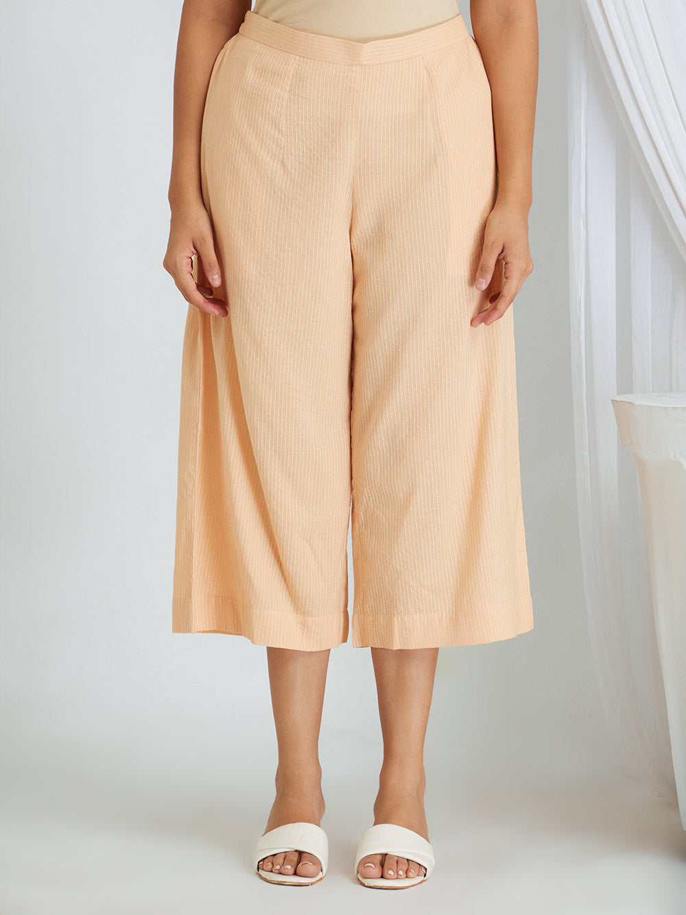 Kantha Work Cotton Shrug with Slip & Pants