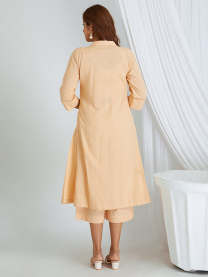 Kantha Work Cotton Shrug with Slip & Pants