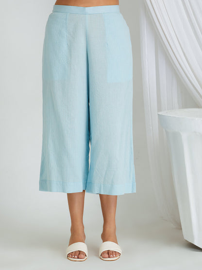 Kantha Work Cotton Shrug with Slip & Pants