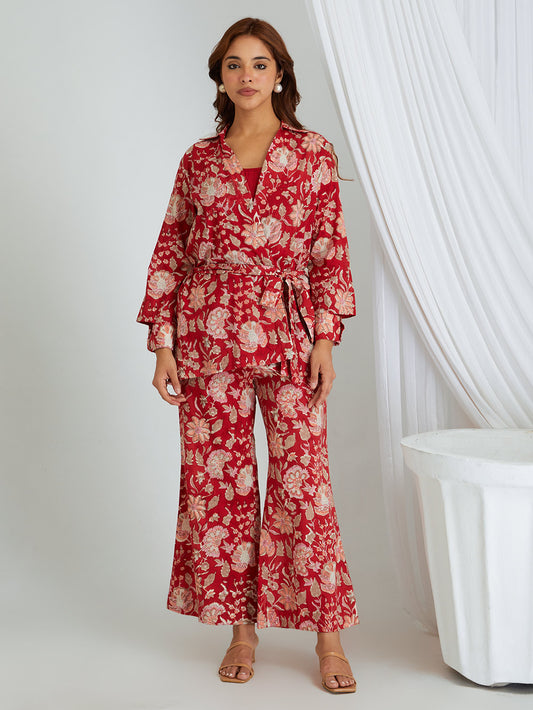 Hand Block Printed Cotton Co-ord Set