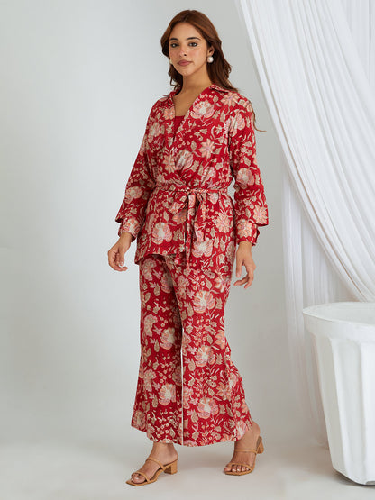 Hand Block Printed Cotton Co-ord Set