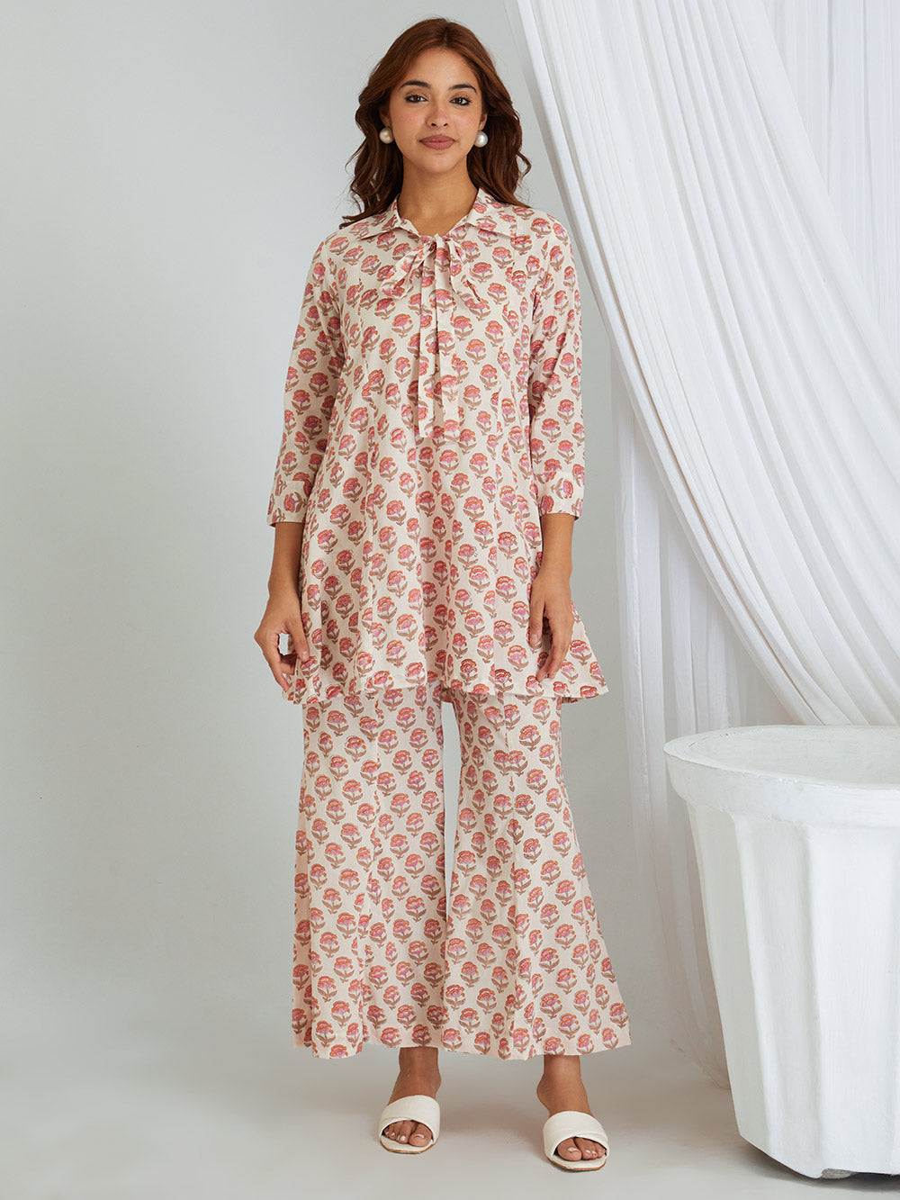 Hand Block Printed Cotton Co-ord Set