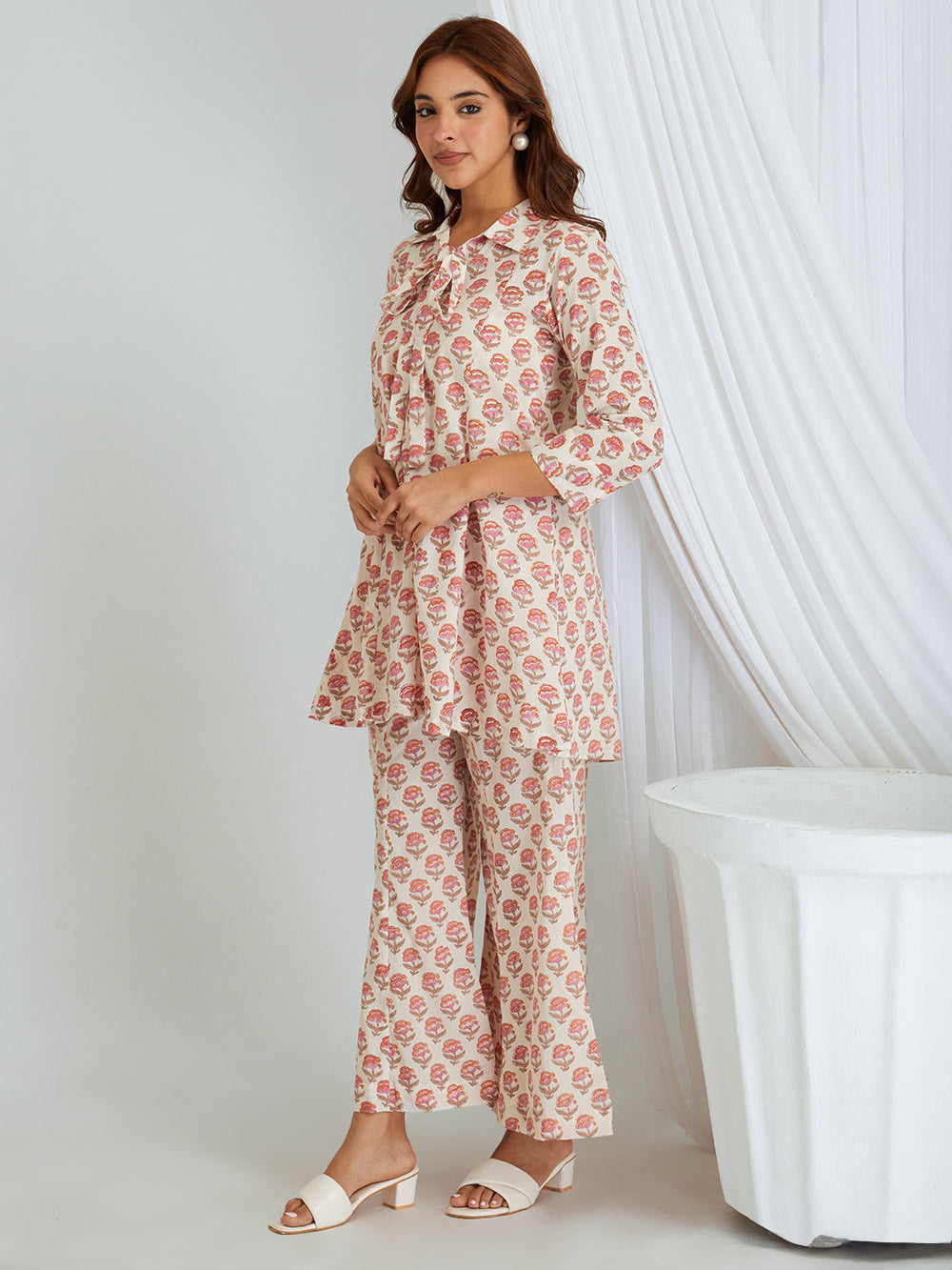 Hand Block Printed Cotton Co-ord Set