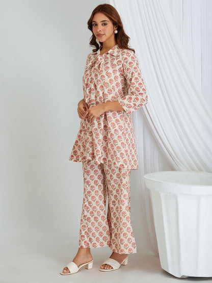 Hand Block Printed Cotton Co-ord Set