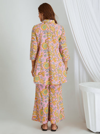 Hand Block Printed Cotton Co-ord Set