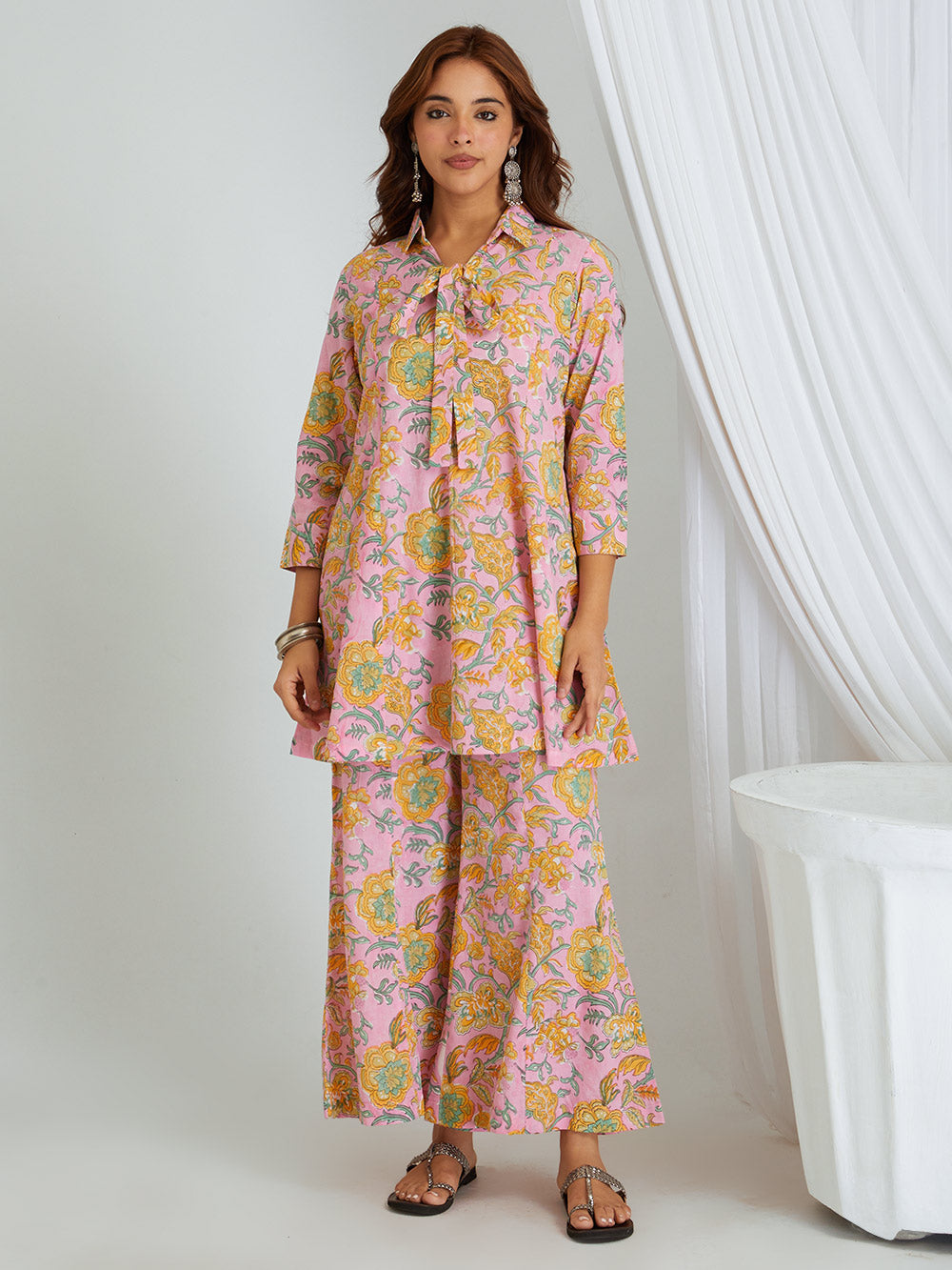 Hand Block Printed Cotton Co-ord Set