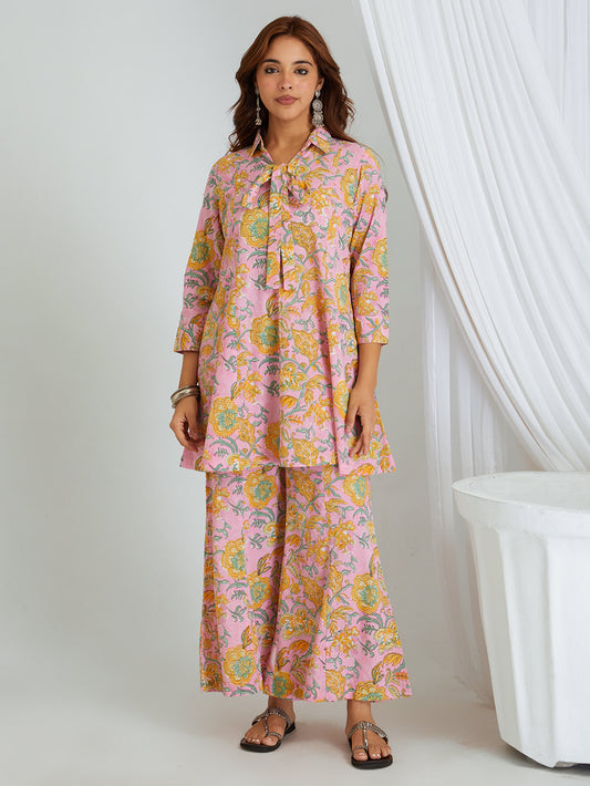 Hand Block Printed Cotton Co-ord Set