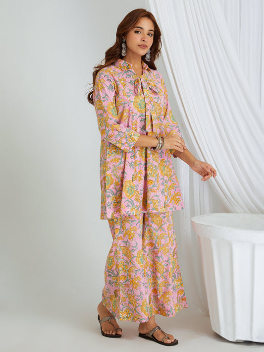 Hand Block Printed Cotton Co-ord Set
