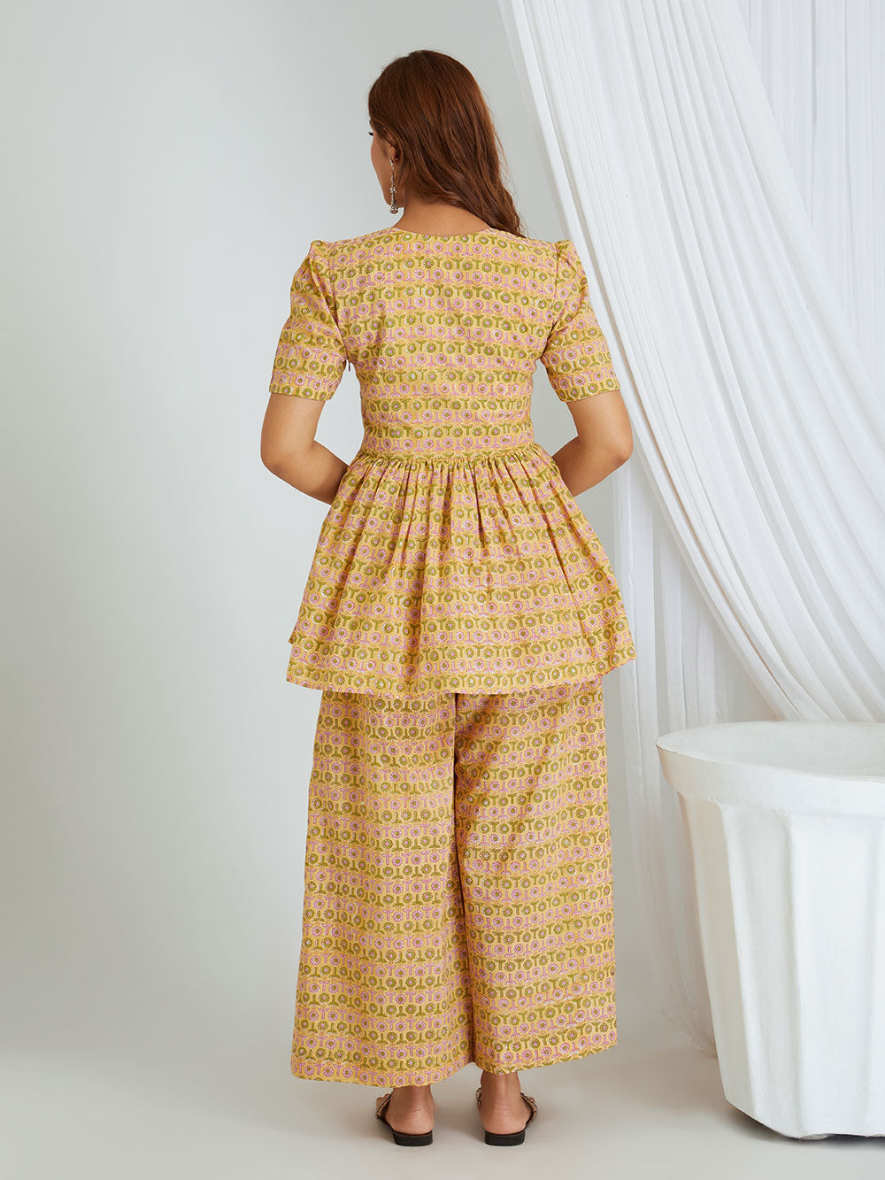 Hand Block Printed Cotton Co-ord Set