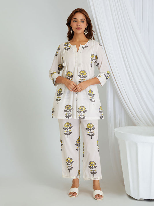 Hand Block Printed Cotton Co-ord Set