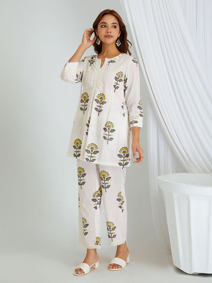 Hand Block Printed Cotton Co-ord Set