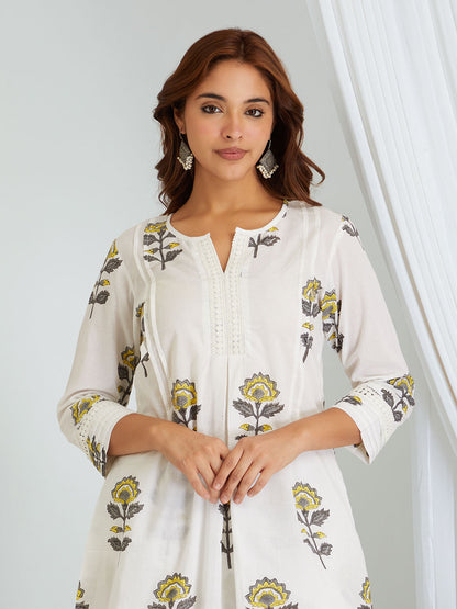 Hand Block Printed Cotton Co-ord Set